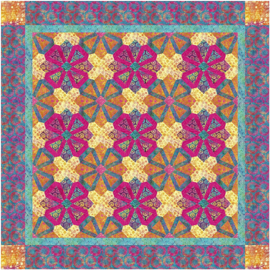 One Week Later...Lap or Wall Quilt Pattern by Sue Cook of Larkspur Lane Designs