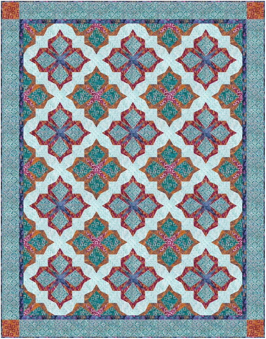 Spice Road Quilt by Sue Cook of Larkspur Lane Designs