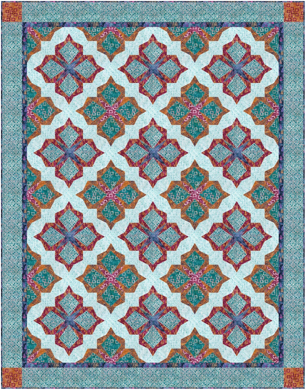 Spice Road Quilt by Sue Cook of Larkspur Lane Designs