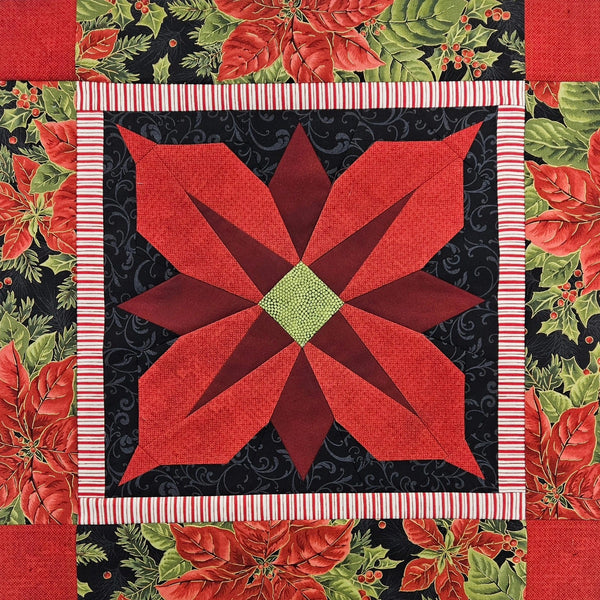 Summer Flower Table Square Pattern by Sue Cook of Larkspur Lane Designs