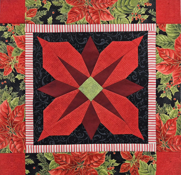 Summer Flower Table Square Pattern by Sue Cook of Larkspur Lane Designs