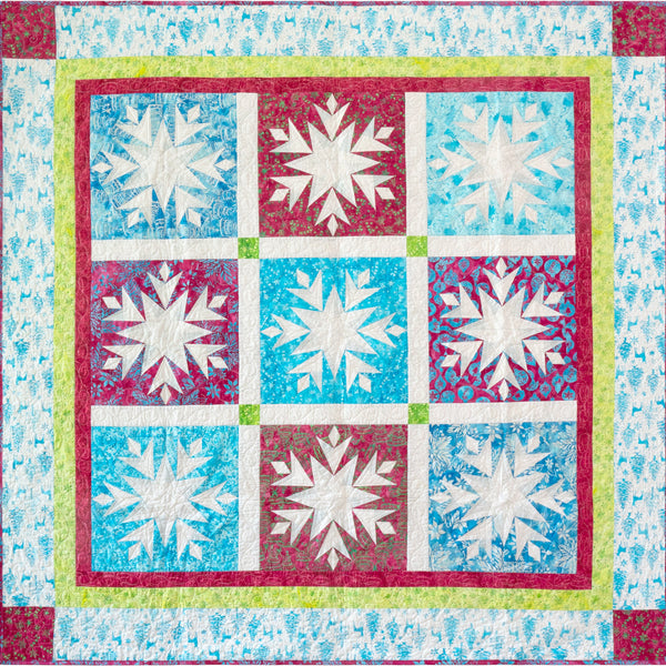 Tic Tac Snow! Quilt pattern by Sue Cook of Larkspur Lane Designs