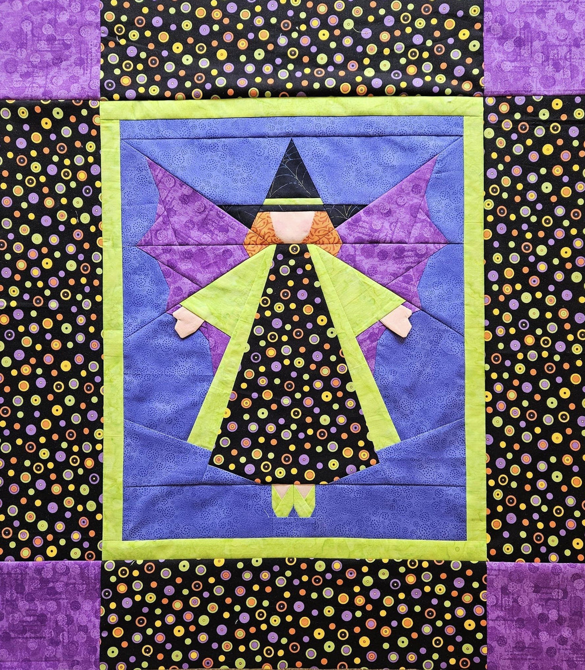 Witchy Wishes Wall Quilt Pattern by Sue Cook of Larkspur Lane Designs