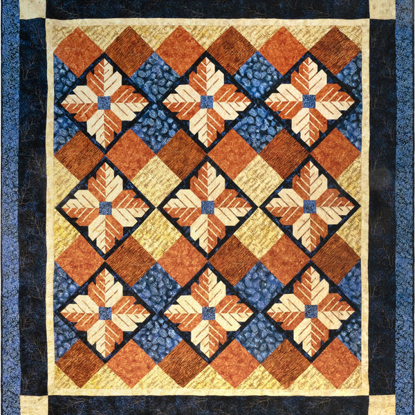 Woodland Cottage Quilt Pattern by Sue Cook of Larkspur Lane Designs