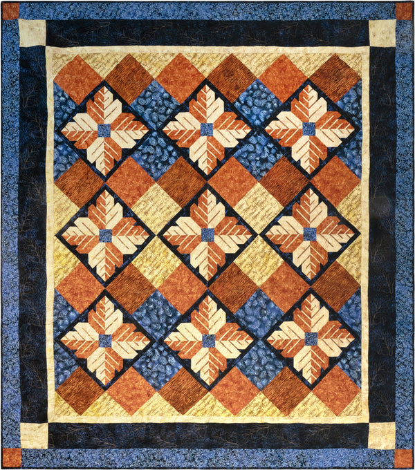 Woodland Cottage Quilt Pattern by Sue Cook of Larkspur Lane Designs