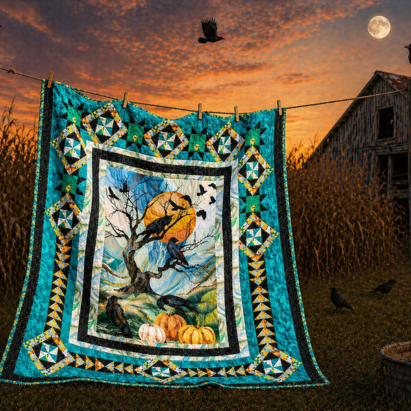 Harvest Moon Quilt Kit – Northcott Raven’s Call