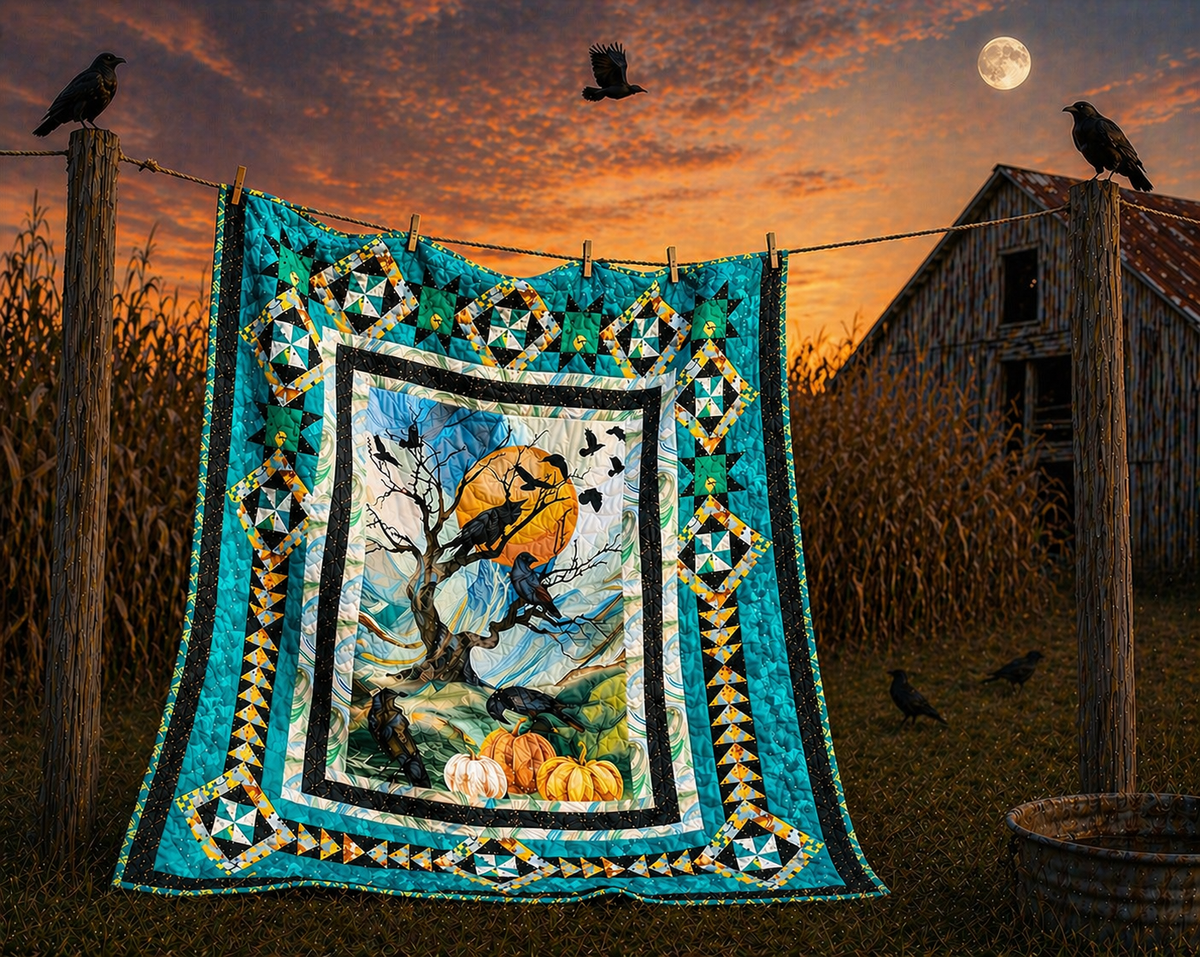 Harvest Moon Quilt Kit – Northcott Raven’s Call