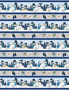 Let It Snow-Man! Throw Quilt Kit 43" x 59" | Wilmington Prints