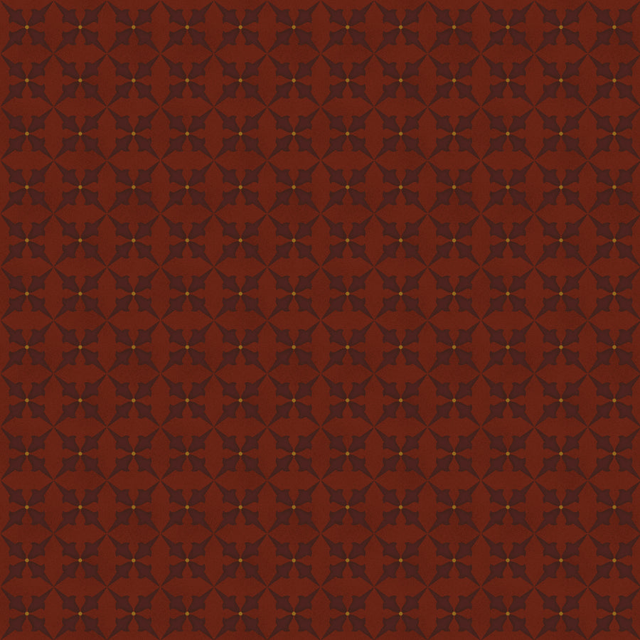 Wit & Wisdom, Trumpet Flower-Red Quilting Fabric