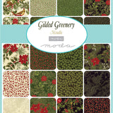 Gilded Greenery Metallic Fat Quarter Bundle Quilting Fabric